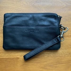 Liebeskind Berlin Hilary Leather Wristlet in Black